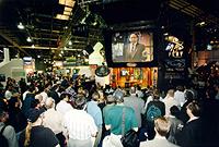 Crowds swarm Play's booth