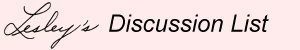 Lesley's Email Discussion List